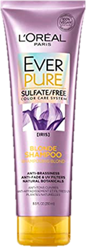 packshot ever pure blonde shampoo